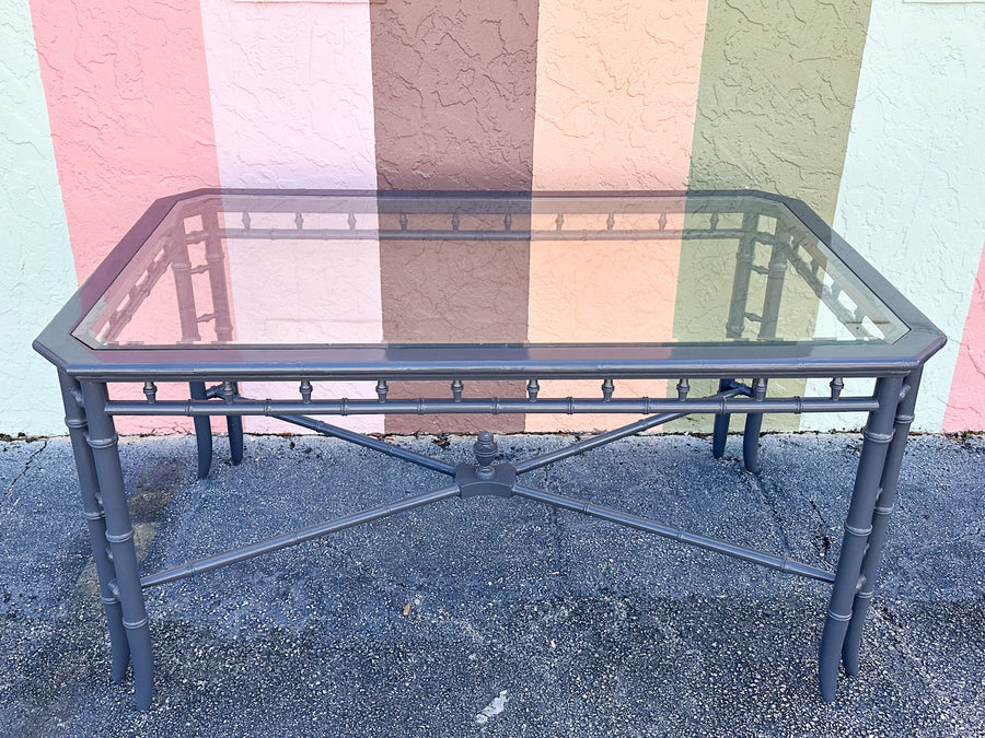 Palm Beach Faux Bamboo Dining Table