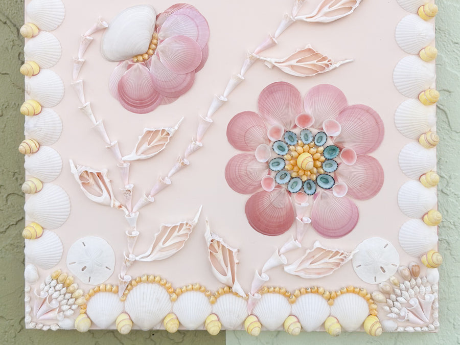 Lavender Flowers Shell Panel