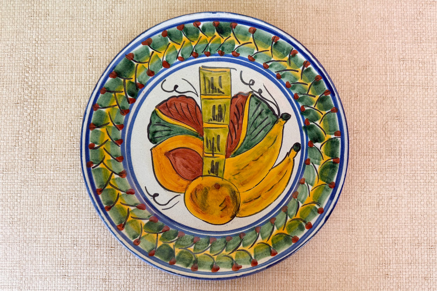 Pair of Hand Painted Fruit Plates