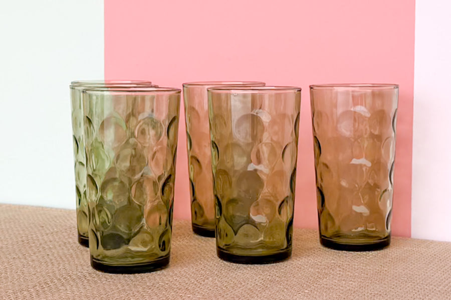 MCM Green Glassware