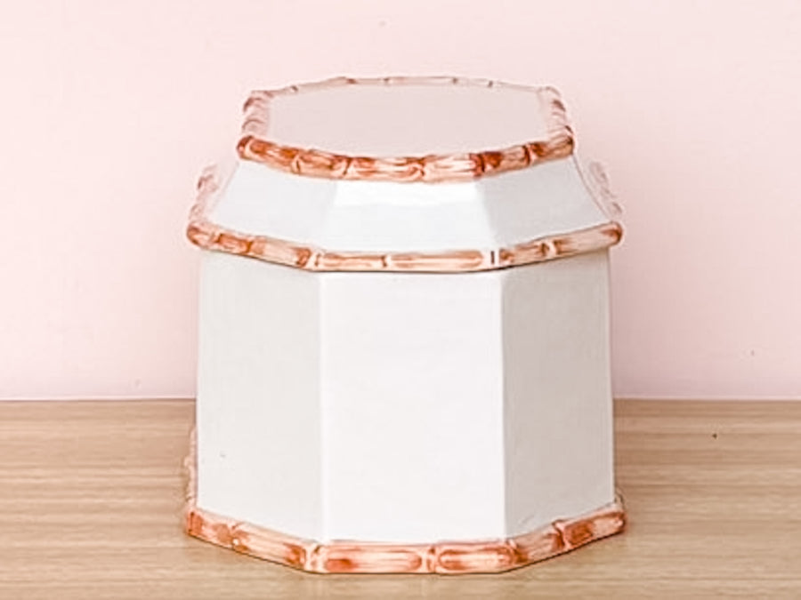 Faux Bamboo Italian Trinket Dish