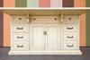 Thomasville Faux Bamboo Flip Top Server