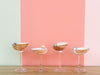 Set of Four Shell Chic Coupes