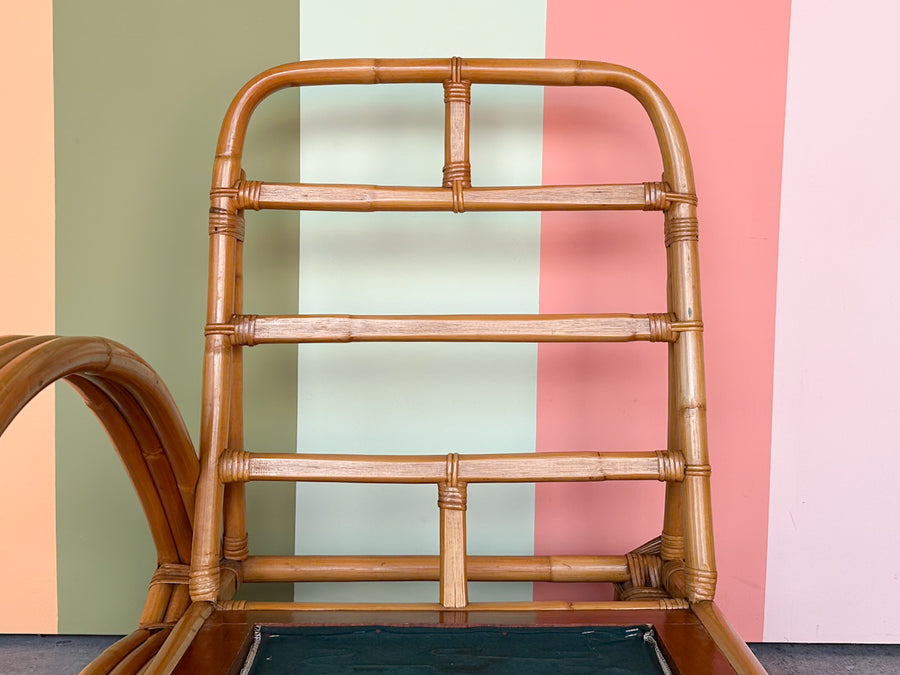 Old Florida Rattan Loveseat