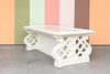Palm Beach Style Trellis Coffee Table