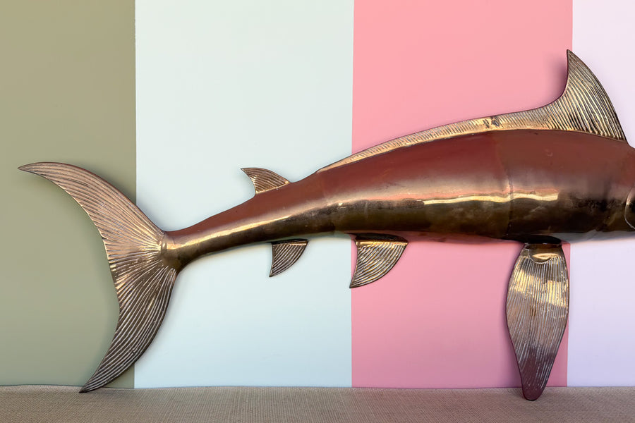 Large Brass Marlin