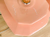 Pair of Coral and Lucite Bauer Lamps