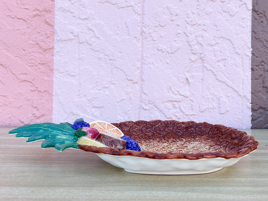 Pair of Fitz and Floyd Pineapple Dishes