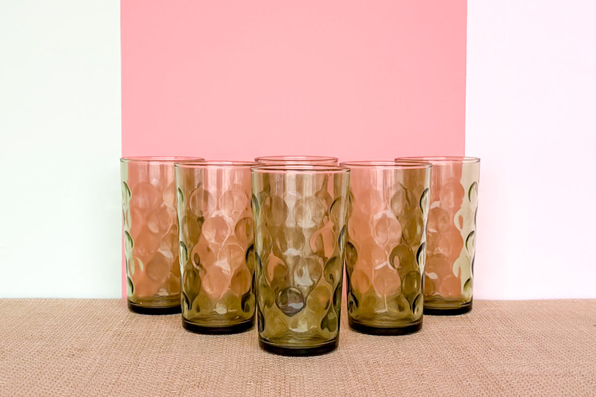 MCM Green Glassware