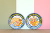 Pair of Hand Painted Fruit Plates