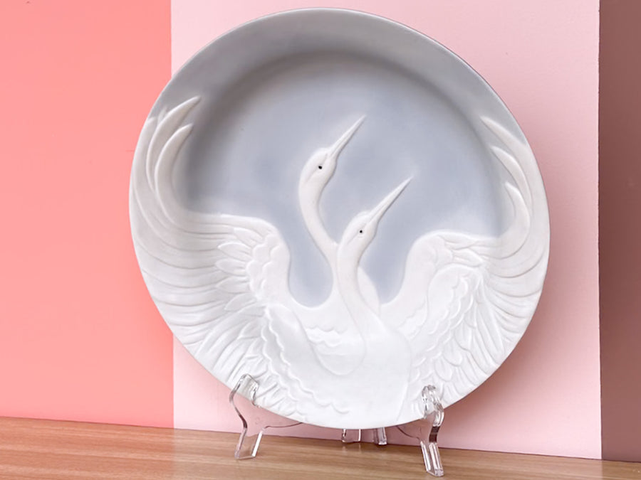 Fitz and Floyd Egret Decorative Plate