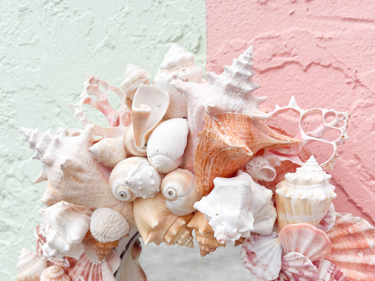 Pink Chic Shell Mirror