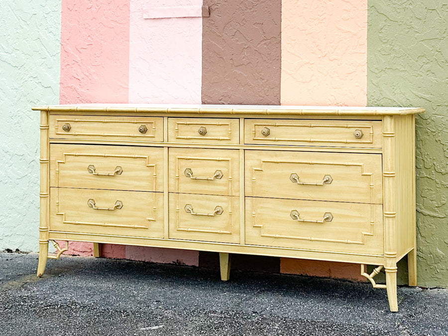 Thomasville Faux Bamboo Dresser
