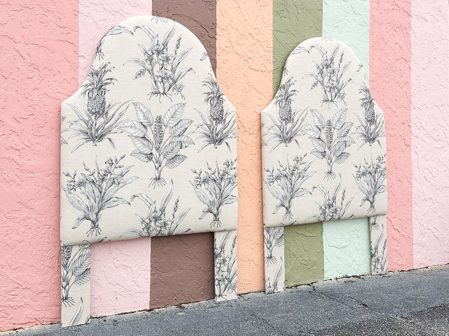 Pair of Twin Upholstered Headboards