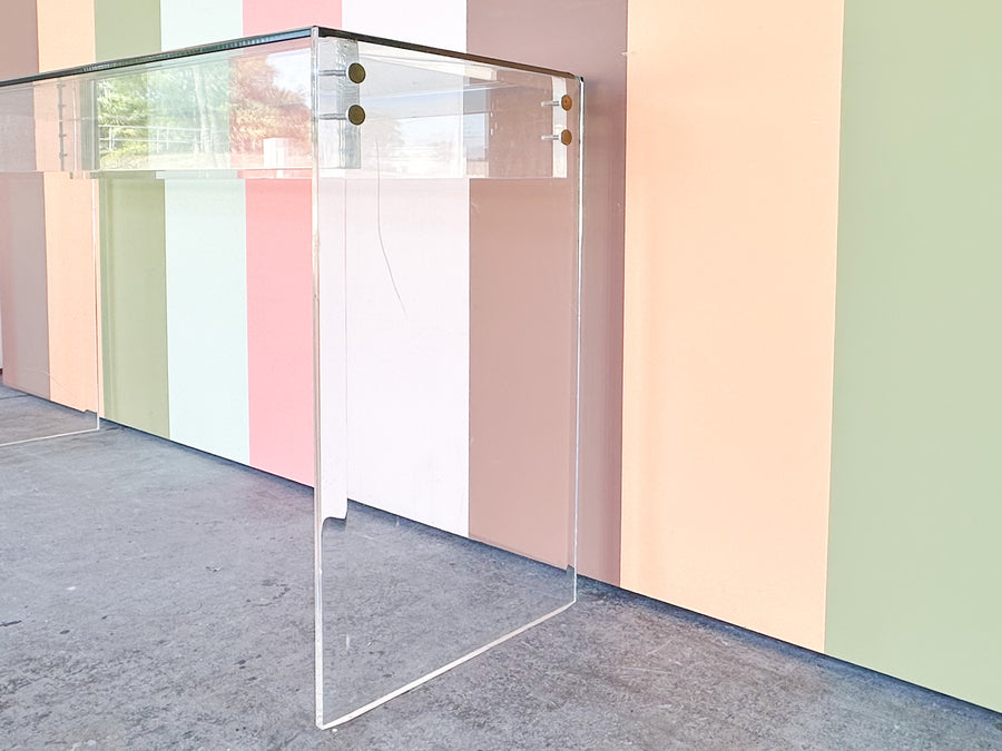 MCM Lucite Console