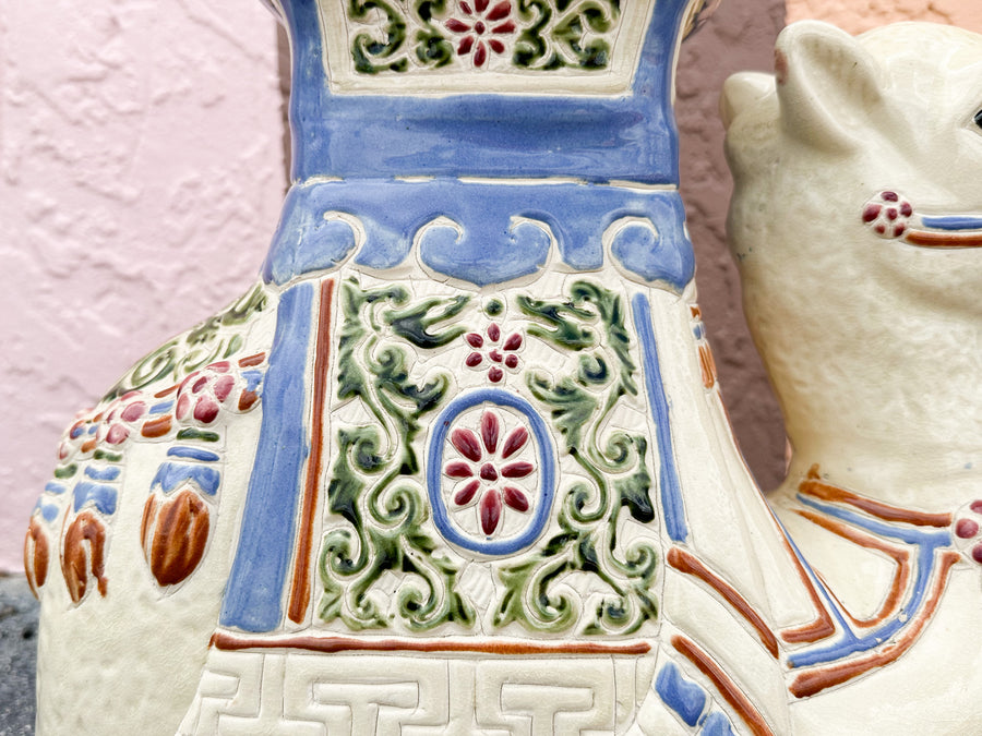 Ceramic Camel Garden Seat
