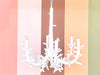 Modern Faux Coral Chandelier