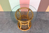 Old Florida Rattan Side Table