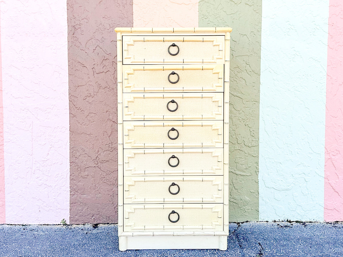Faux Bamboo Drexel Lingerie Chest