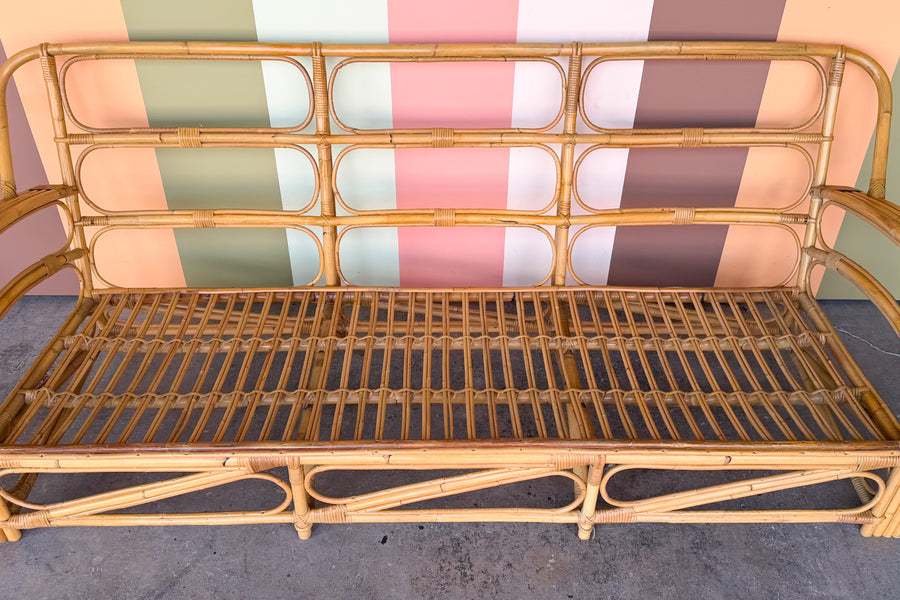 Island Chic Rattan Sofa