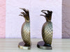 Brass Pineapple Bookends