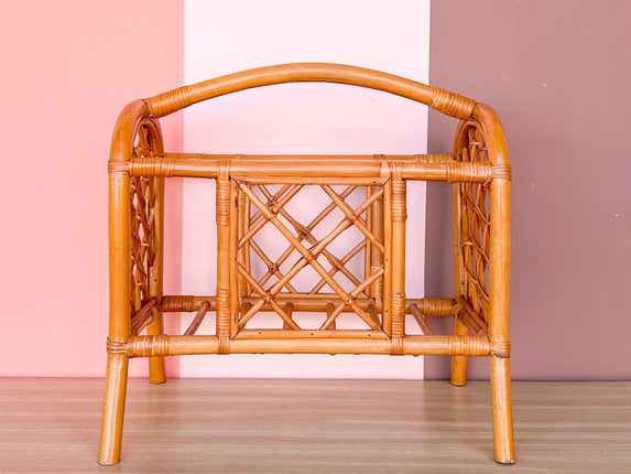 Rattan Magazine Rack