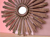Italian Wood Sunburst Mirror