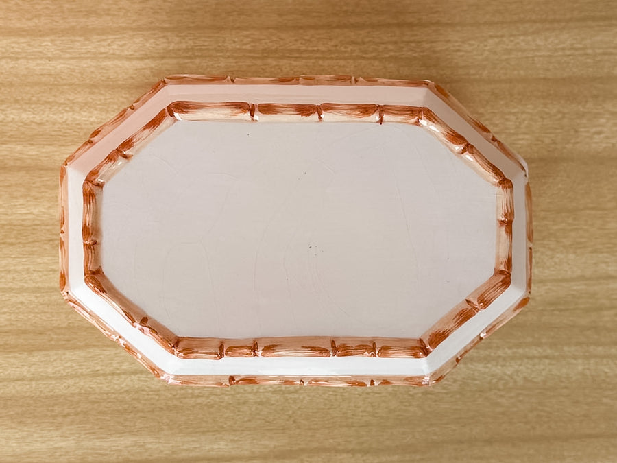 Faux Bamboo Italian Trinket Dish