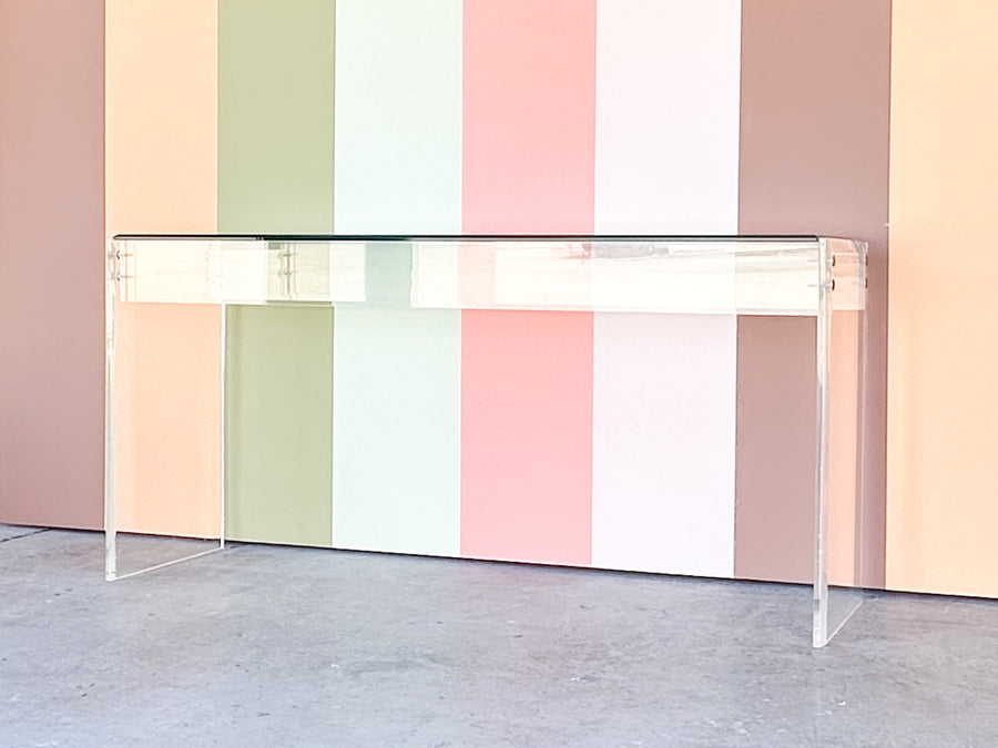 MCM Lucite Console