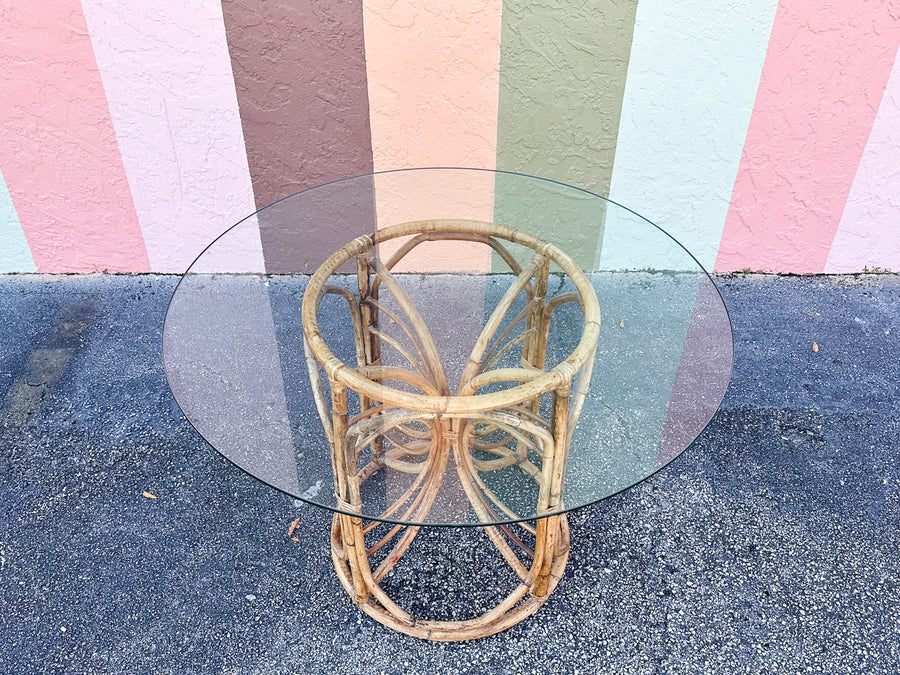 Island Style Rattan Dining Table