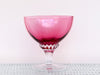 Set of Twelve Georges Borgfeldt Lisa Cranberry Coupes