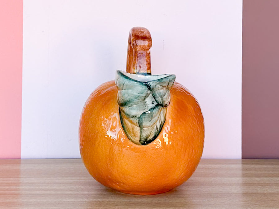 Orange Water Pitcher