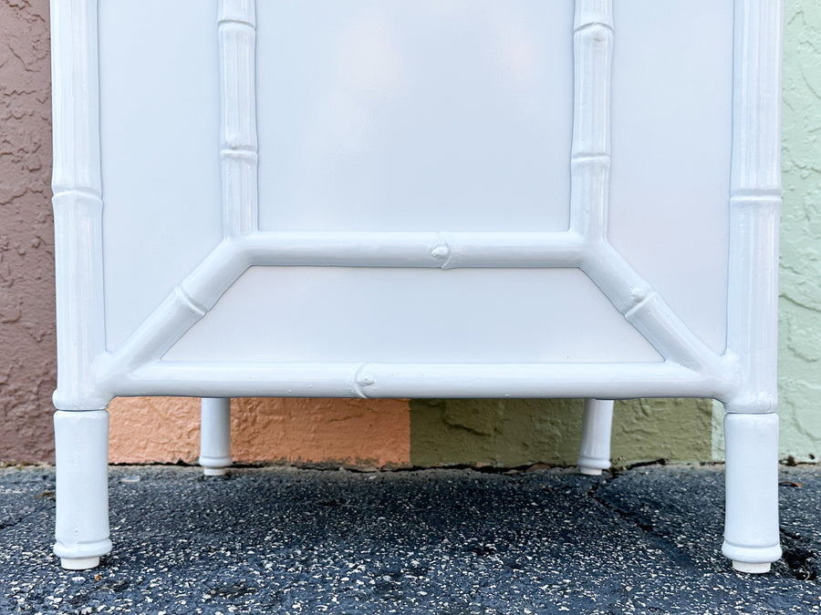 Modern Faux Bamboo Planter
