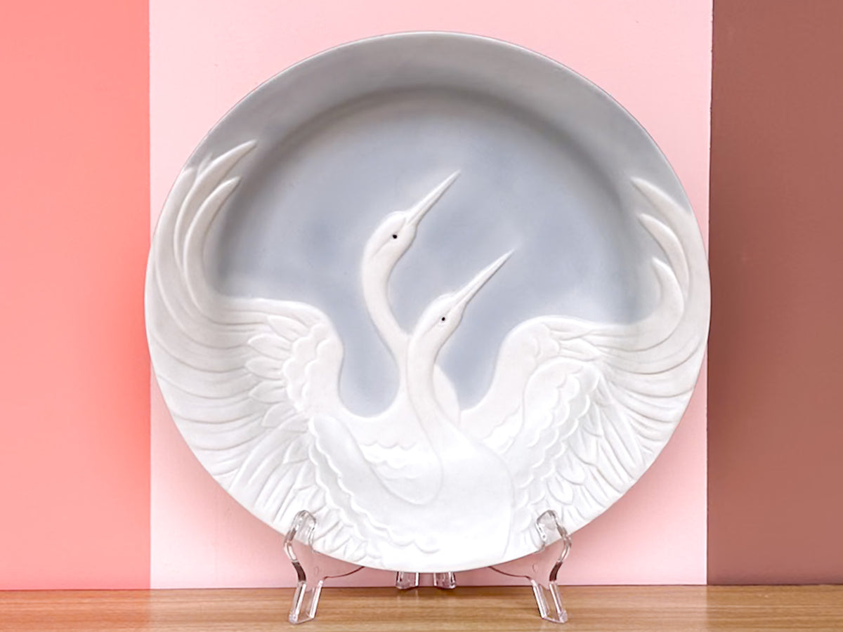 Fitz and Floyd Egret Decorative Plate