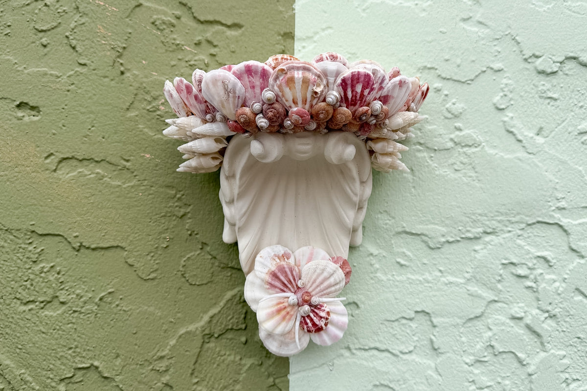 Pair of Shell Chic Wall Shelves