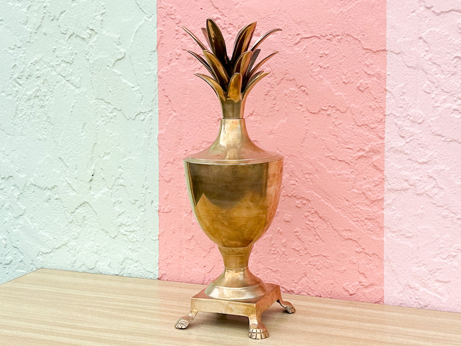 Brass Pineapple Ice Bucket
