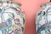 Pair of Colorful Bird Lamps