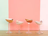 Set of Four Shell Chic Coupes