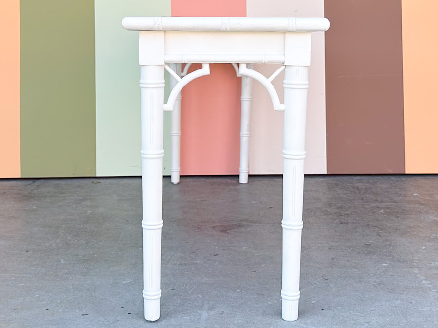Chippendale Faux Bamboo Console