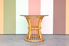 Old Florida Rattan Side Table