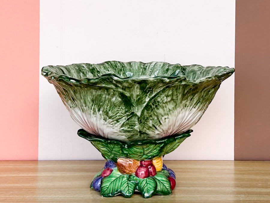 Fitz and Floyd Cabbage Pedestal