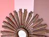 Italian Wood Sunburst Mirror