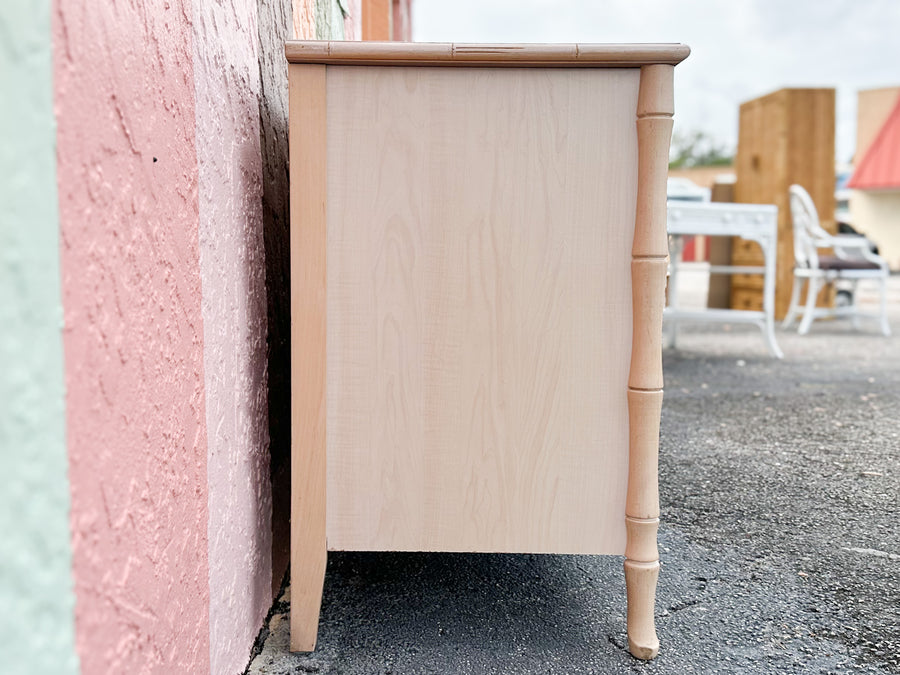 Faux Bamboo Dresser