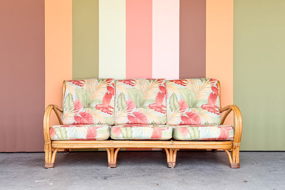 Old Florida Sofa with Side Tables