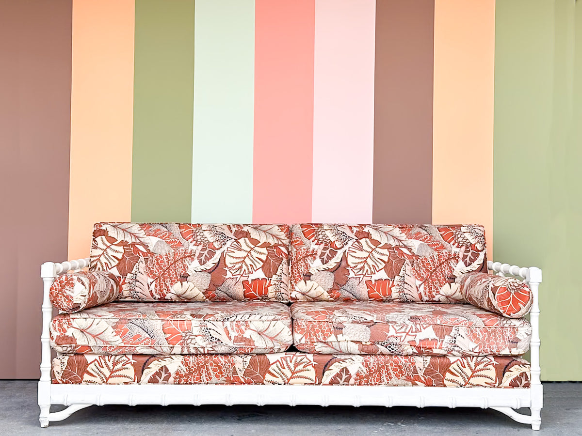 Fab Faux Bamboo Sofa