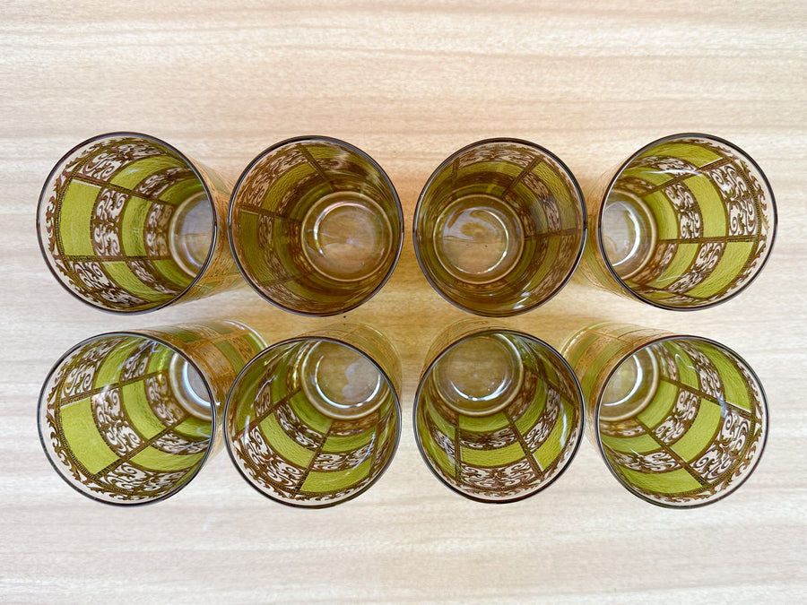 Set of Eight Culver Glassware