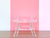 Lucite Cachepot Stand