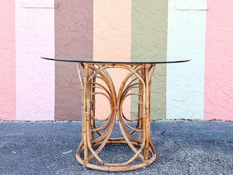 Island Style Rattan Dining Table