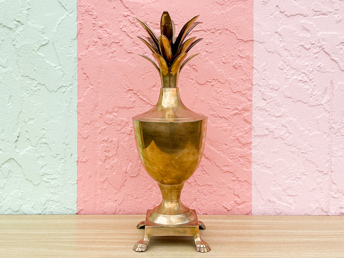 Brass Pineapple Ice Bucket