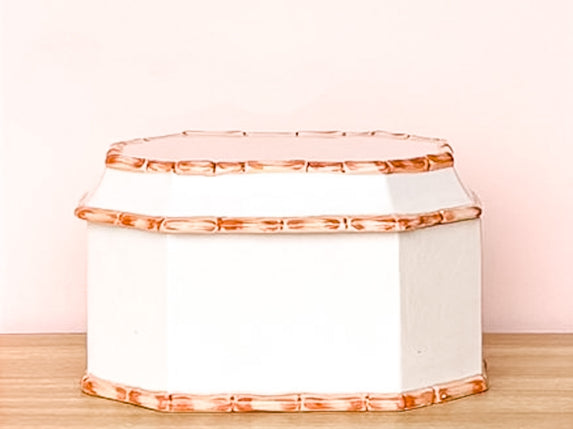 Faux Bamboo Italian Trinket Dish